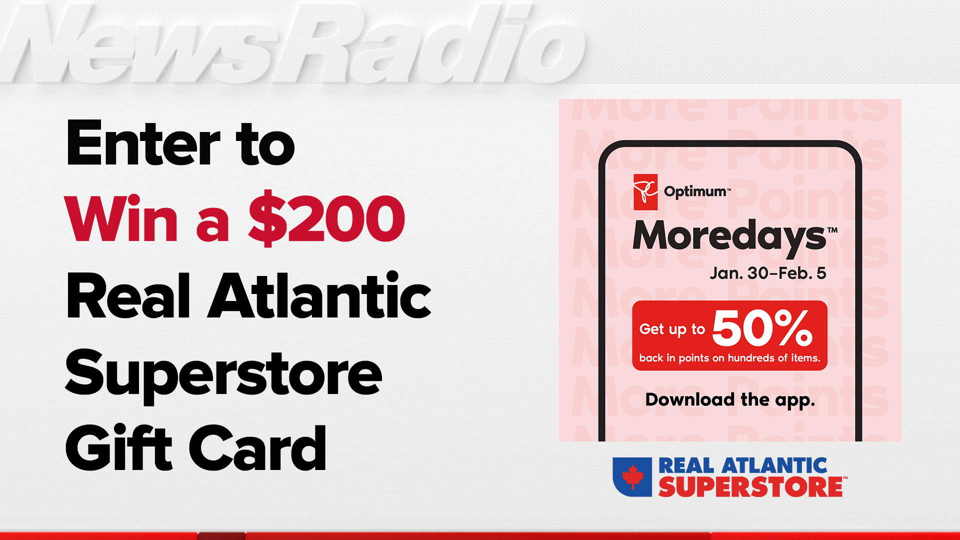 Win a $200 Gift Card to Real Atlantic Superstore!