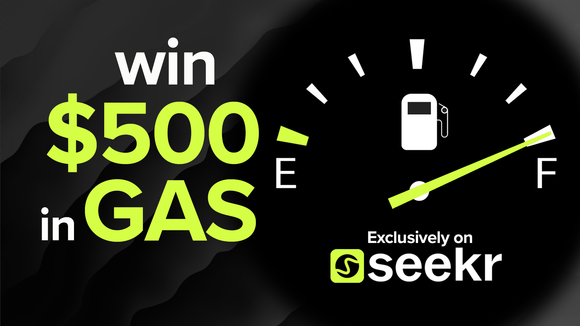 Seek Your Sounds & Win: $500 in Gas